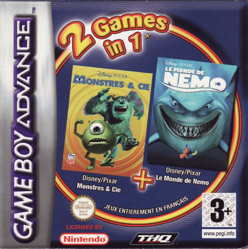 Disney∙Pixar's Monsters, Inc / Disney∙Pixar Finding Nemo (Cosmetically Flawed)