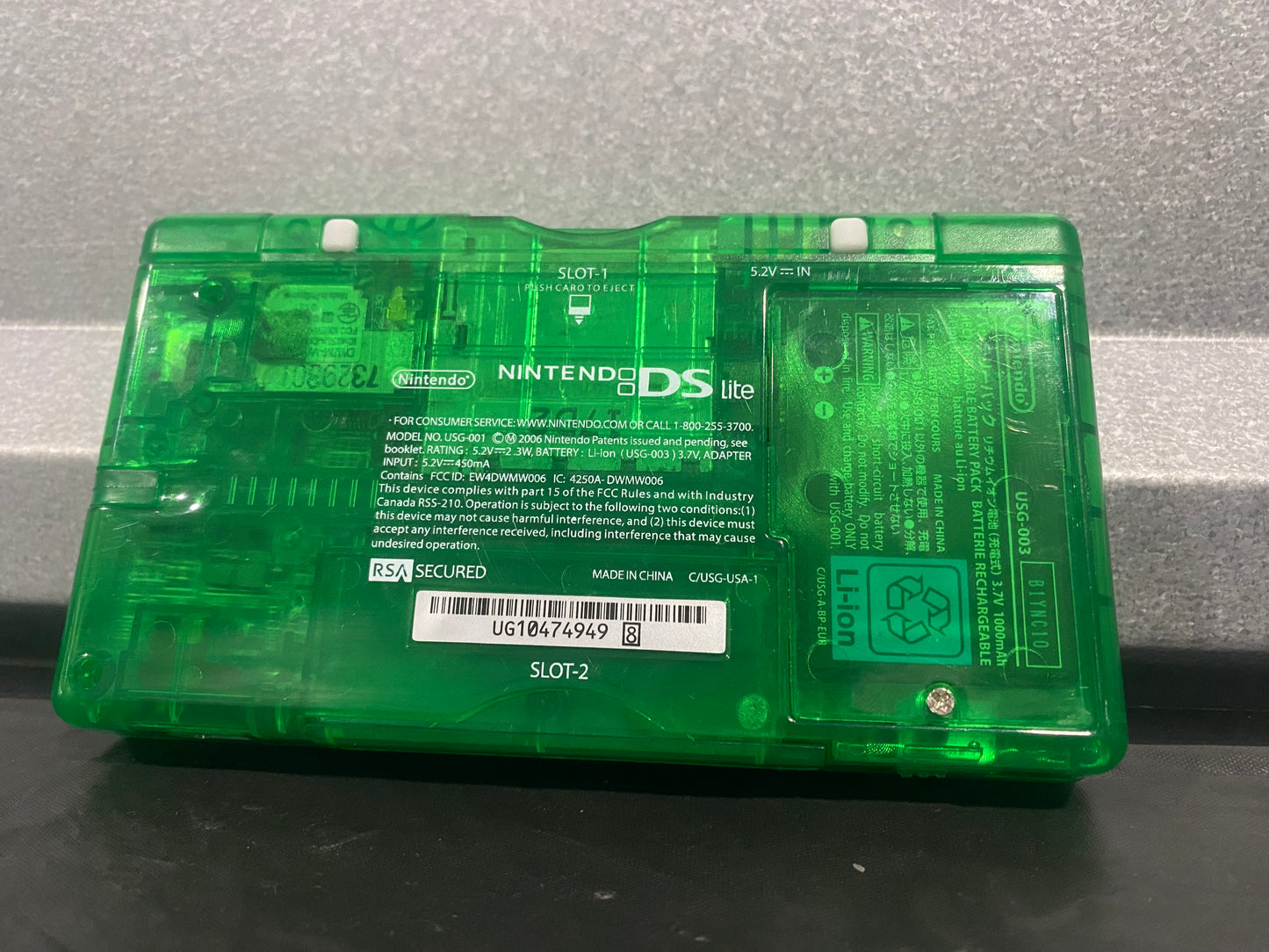 DS Lite (Translucent Green)