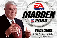 Madden NFL 2003 (Cosmetically Flawed)