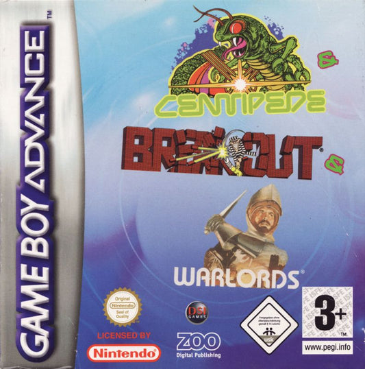 Centipede / Breakout / Warlords (loose)